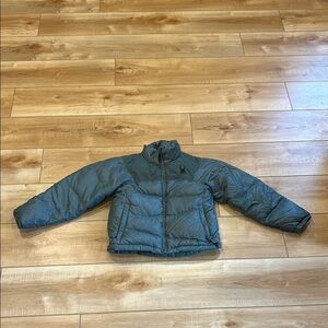 Kids Spyder Gray Puffer Jacket